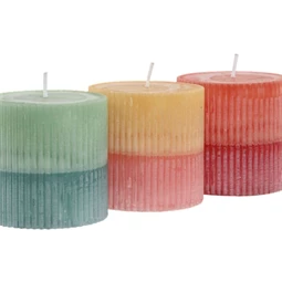 Gyertya 7x7x7 cm 3 féle