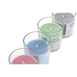 Gyertya 8x8x9 cm 4 féle