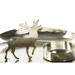 Gyertyatartó 12,6x12,6x5,5 cm