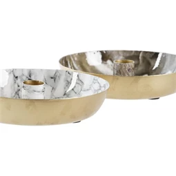 Gyertyatartó 15x15x3 cm 2 féle