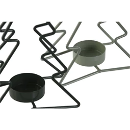 Gyertyatartó fenyő alakú 11x6,5x18 cm 2 féle