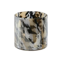 Gyertyatartó mintás 12x12x11,5 cm