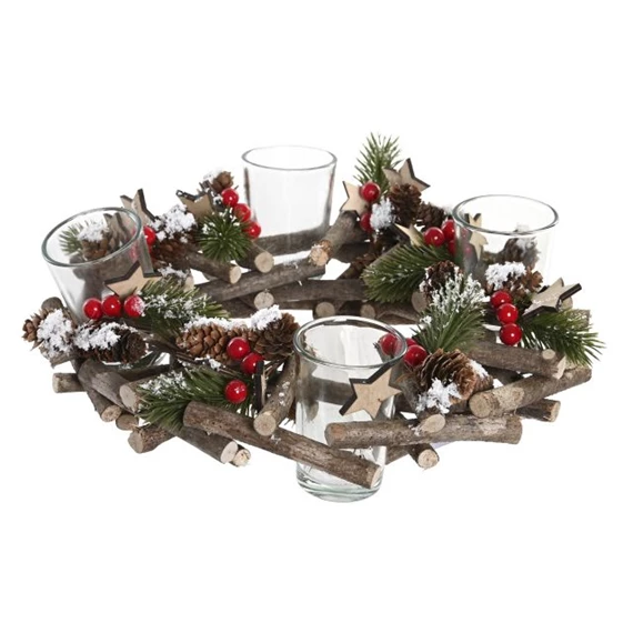 Gyertyatartó 30x30x11 cm