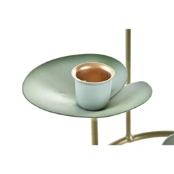 Gyertyatartó tavirózsás 19x19x20 cm