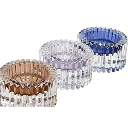 Gyertyatartó 8x8x4,5 cm 3 féle