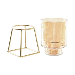 Gyertyatartó 9x9x17 cm 2 féle