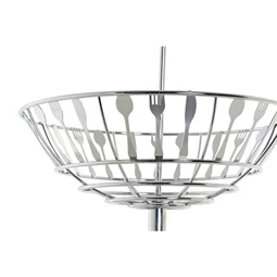 Gyümölcstartó krómozott 32x28x56 cm