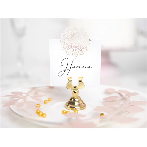 Helykártya tartó arany 4 cm