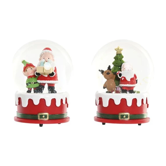 Hógömb zenélő 10x10x13 cm 2 féle