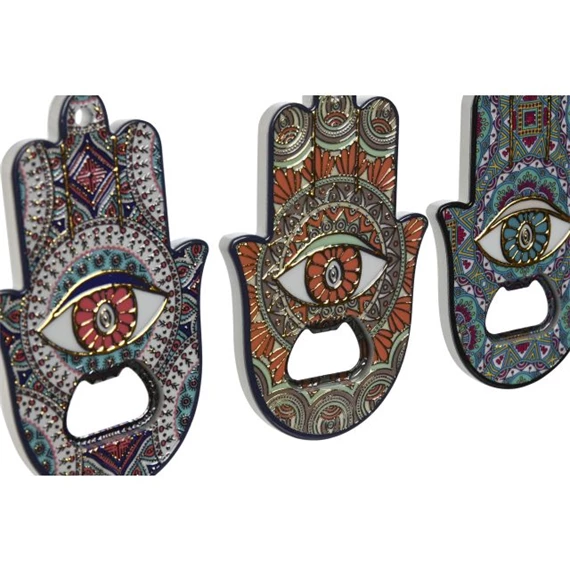 Hűtőmágnes kéz 7x1x11 cm 3 féle