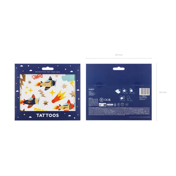 Ideiglenes tetoválások repülők, mix S/11