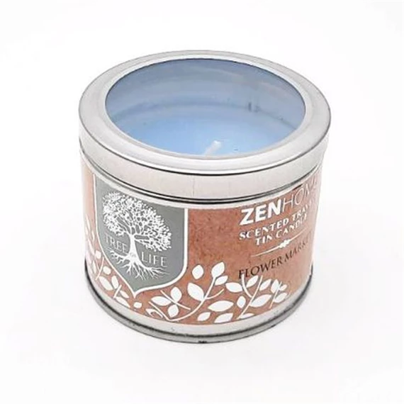 Illatgyertya fém dobozban - Virágüzlet 120 gr/db