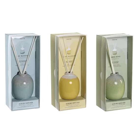 Illatosító pálcával 100 ml 8x8x24 cm 3 féle