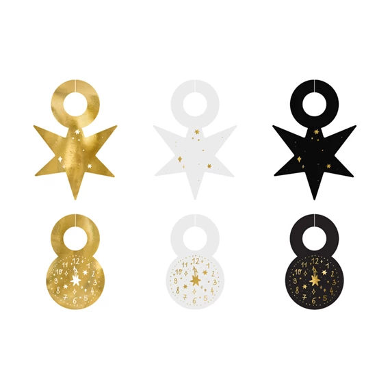 Italcímkék szilveszter 7,5-9,5 cm mix S/6