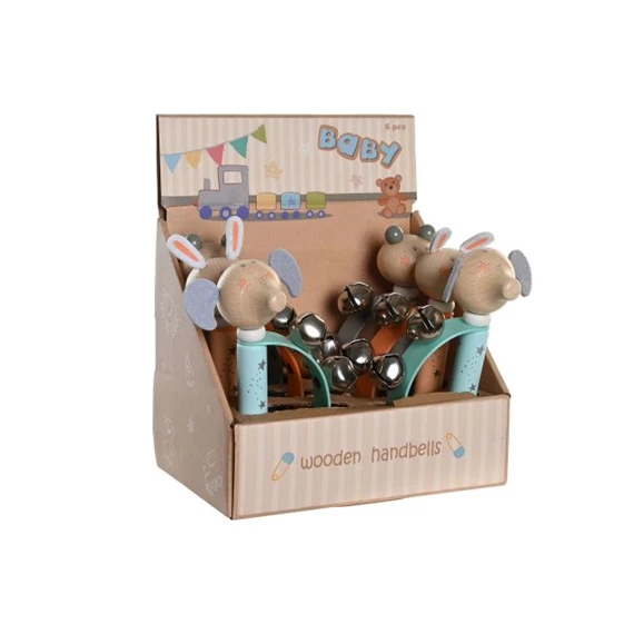 Játék csörgő 12x5x17,5 cm 3 féle