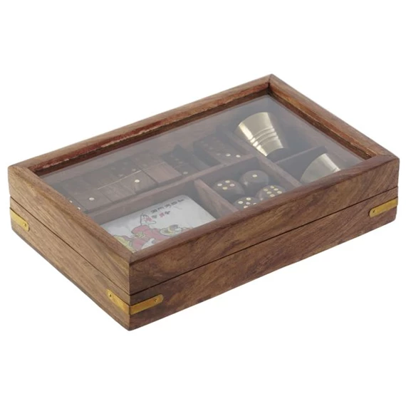 Játék szett kártya kocka 22x14x5 cm S/5