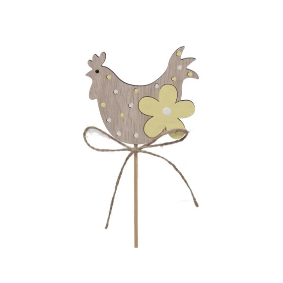 Kakas virággal, betűzős 7,5x6 cm S/8