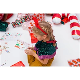 Karácsonyi matricák téli erdő, mix 2-7x2-6,5 cm