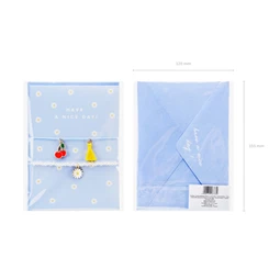 Kártya karkötőkkel szép napot!, 10,5x14,8 cm