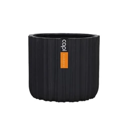 Kaspó kerek, 3D csíkos 9x9x8,5 cm