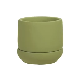 Kaspó alátéttel 13,5x13 cm