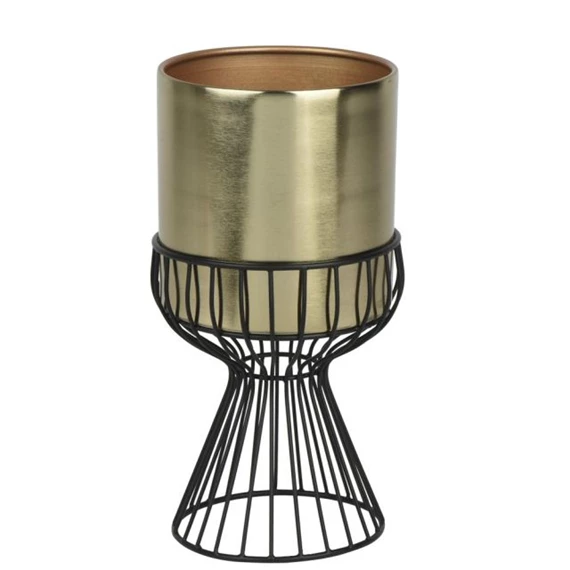 Kaspó állvánnyal 16x31 cm