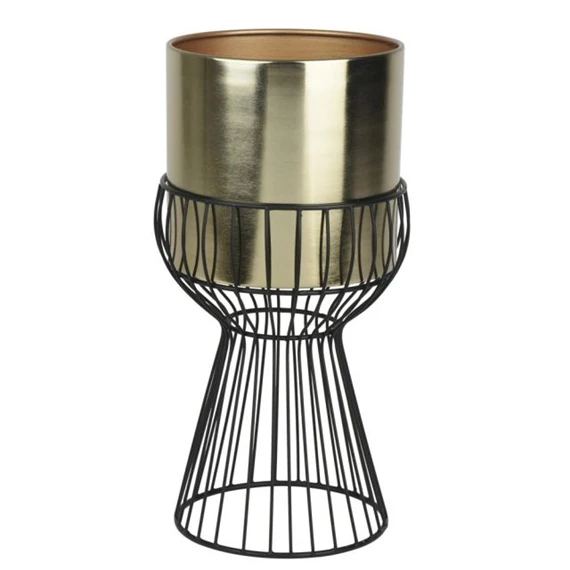 Kaspó állvánnyal 19,5x40 cm