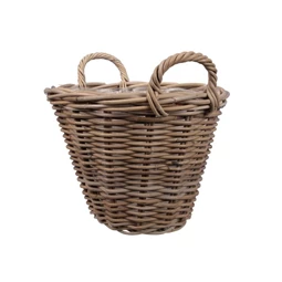 Kaspó füllel, kerek, bélelt 39x30 cm