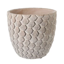 Kaspó hatszög mintával 18x16,5 cm