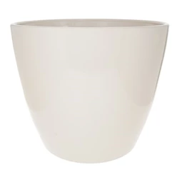 Kaspó kerek, mázas 13,5x13,5x12,5 cm