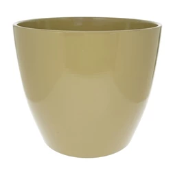 Kaspó kerek, mázas 13,5x13,5x12,5 cm