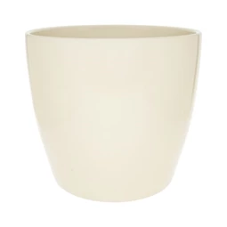 Kaspó kerek, mázas 28x28x23 cm