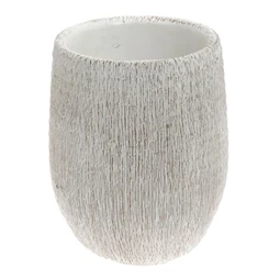 Kaspó levél mintával 14x14x18 cm