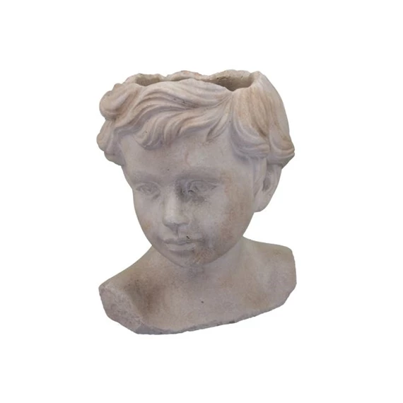 Kaspó fiú fej 14x12x17,5 cm