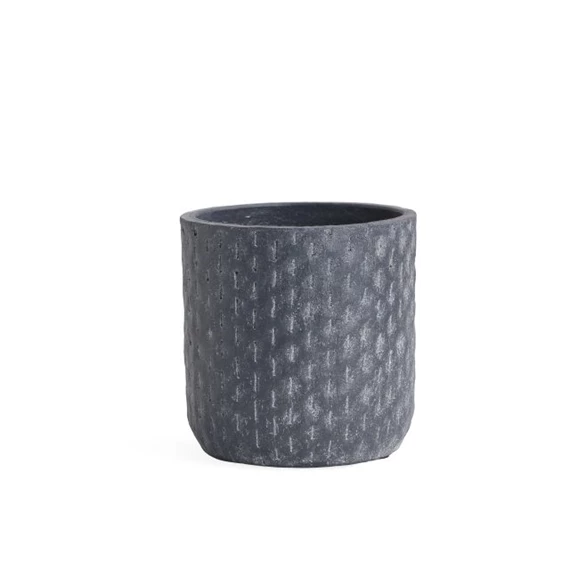 Kaspó rombusz mintával, átm. 18-15-12- cm S/3