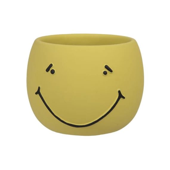 Kaspó smileyval 12x9 cm