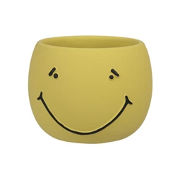 Kaspó smileyval 14x11 cm