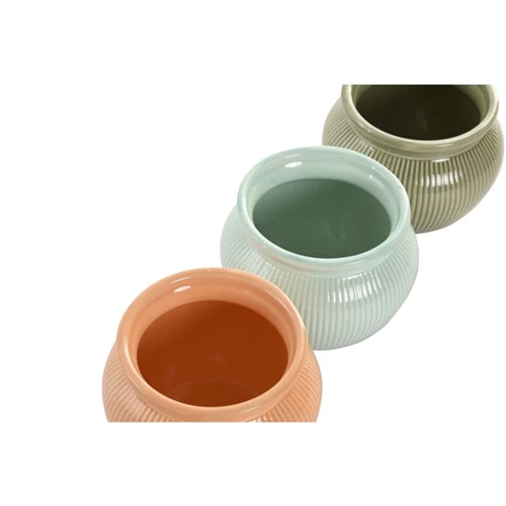 Kaspó szett 18x18x14 cm 4 féle S/2