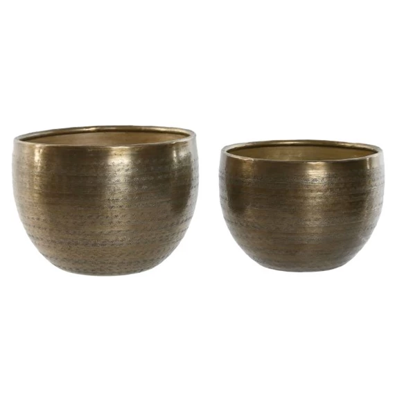 Kaspó szett kerek 20x20x16,5 cm S/2