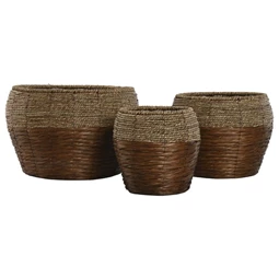 Kaspó szett kerek 32x32x23 cm S/3