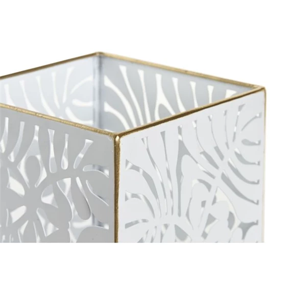 Kaspó szett leveles 15x15x15 cm S/3