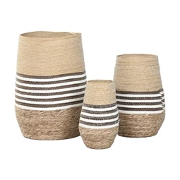 Kaspó szett 31x31x49 cm S/3