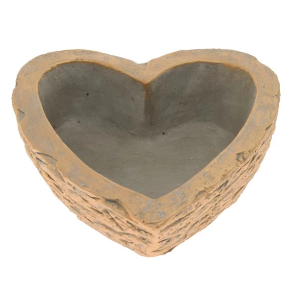 Kaspó szív alakú 20 cm