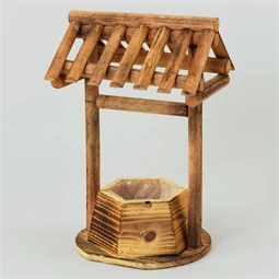 Kaspó tetővel 24x19x36 cm