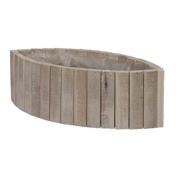 Kaspó ültethető, csónak alakú 30x14,5x9,5 cm