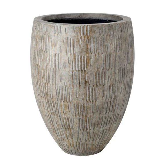 Kaspó vonal mintával 35x35x46 cm