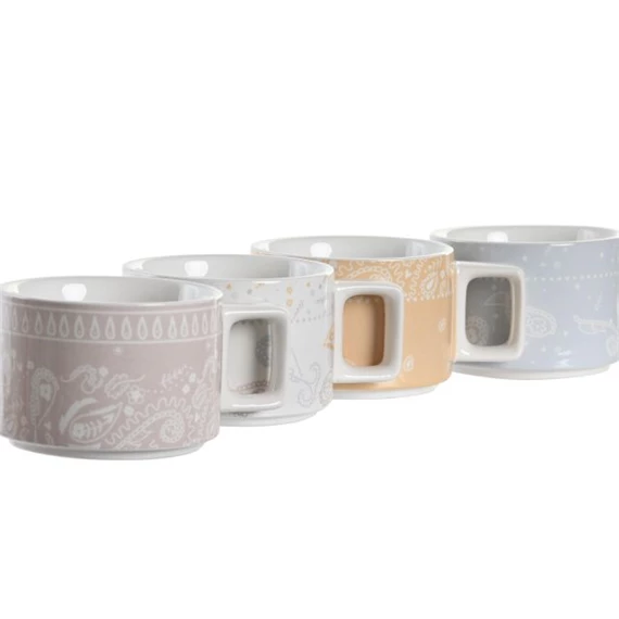 Kávés készlet 11x11x27 cm 260 ml S/4