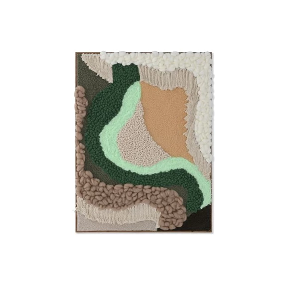 Kép absztrakt 3D-s, keretes 60x80 cm