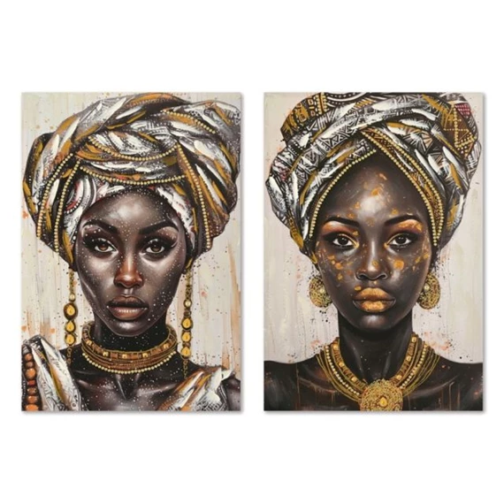 Kép afrikai nő 60x3x90 cm 2 féle