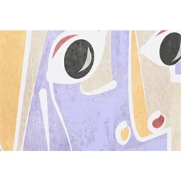 Kép absztrakt arcok 83x4x83 cm 2 féle